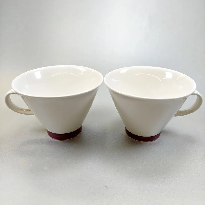 Arabia Harlekin Red Hat kahvikuppi 2 kpl