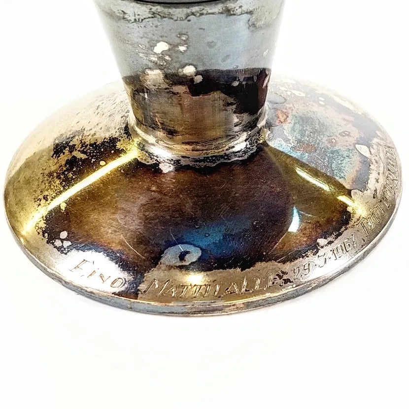 Iittala 2727 maljakko 25,5 cm hopeajalka