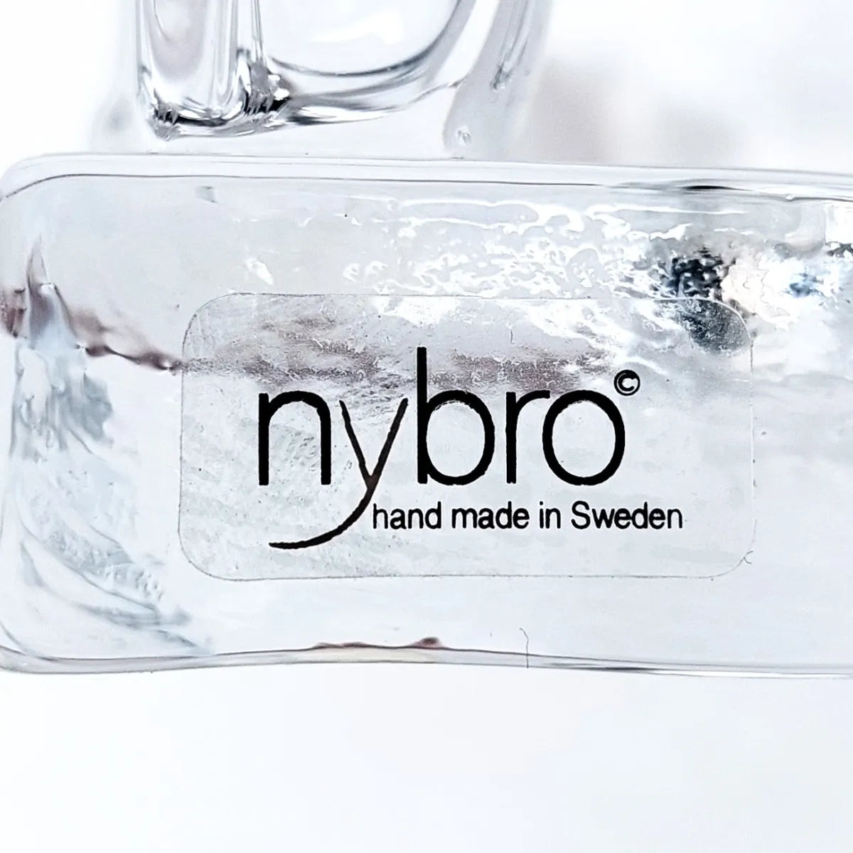 Nybro Glasbruk lasinen kirkkotuikku