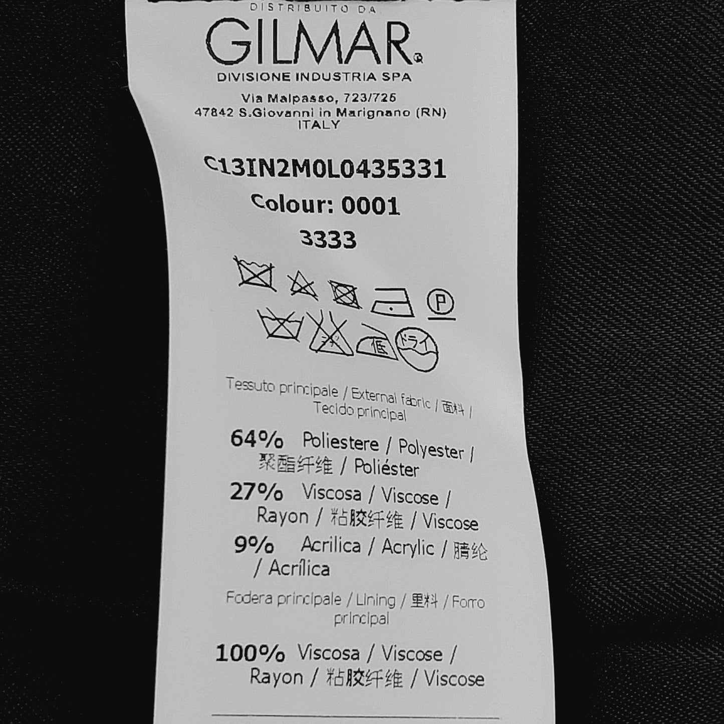 Gilmar N°21 juhlajakku koko 38