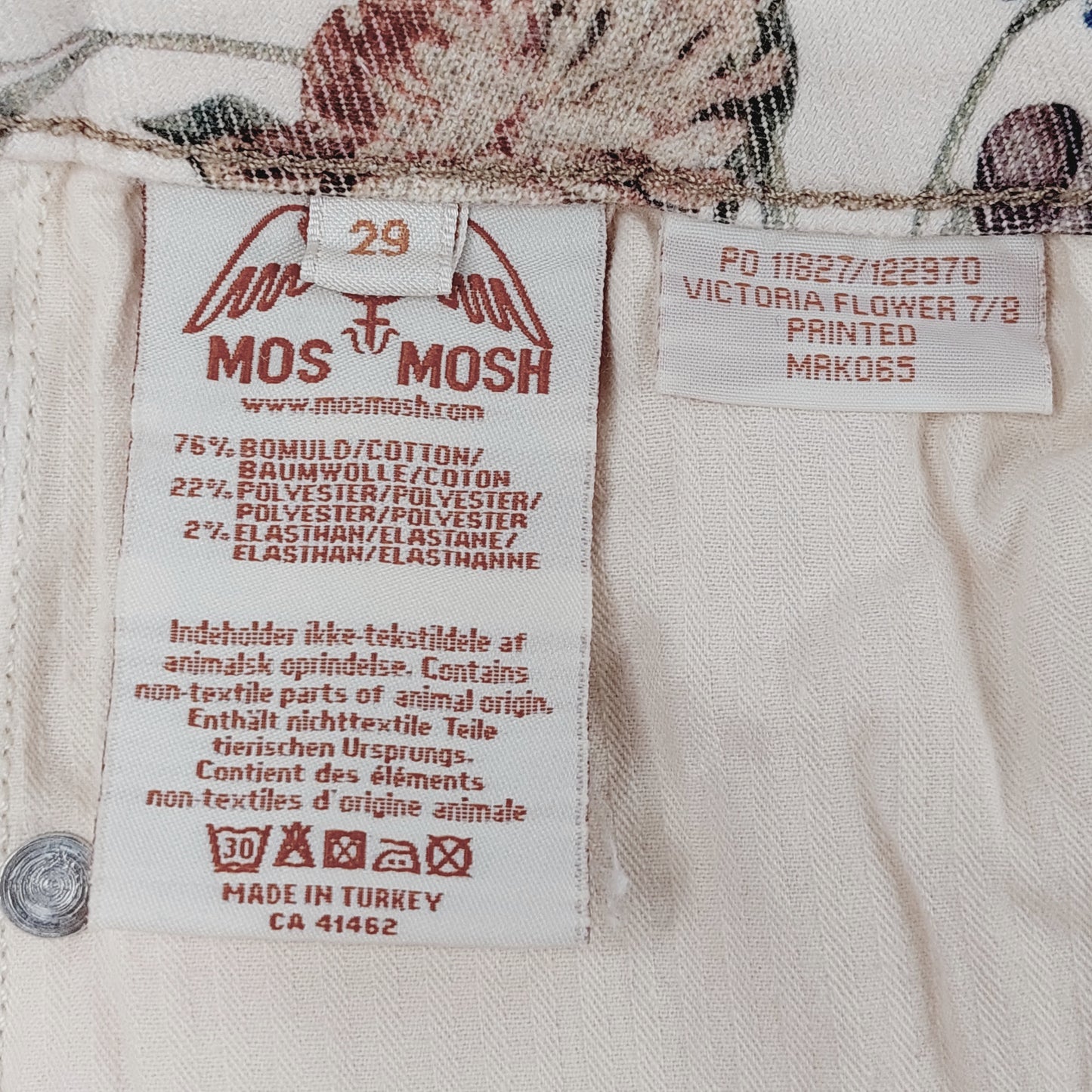 Mosh Mosh Victoria Flower stretch-housut koko M