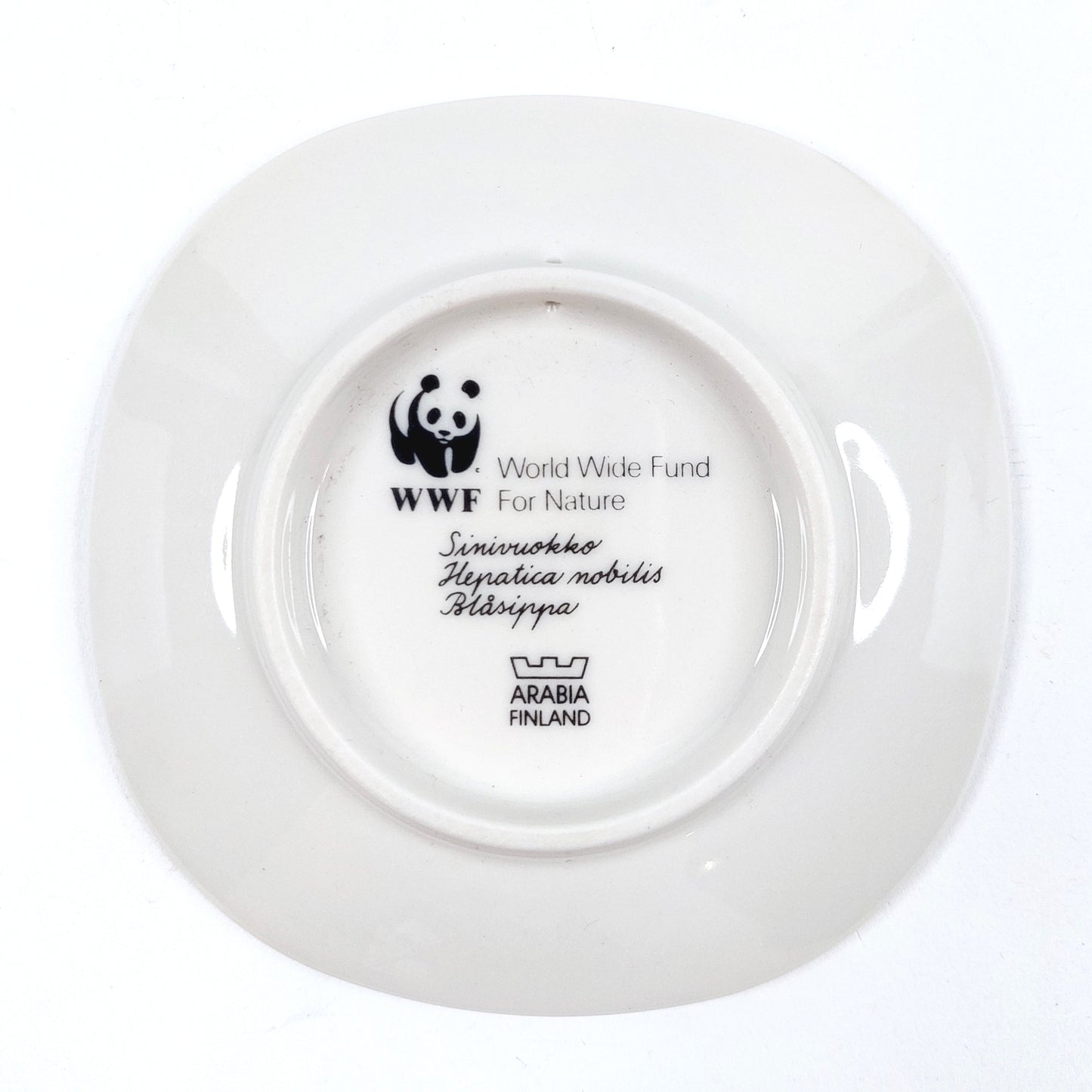 Arabia WWF seinälautanen Sinivuokko