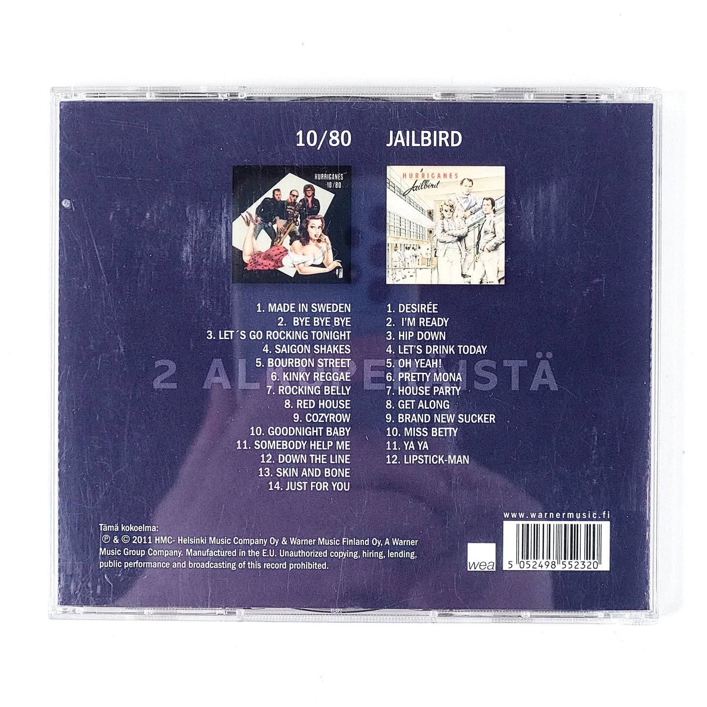Hurriganes -10 / 80 & Jailbird 2 CD
