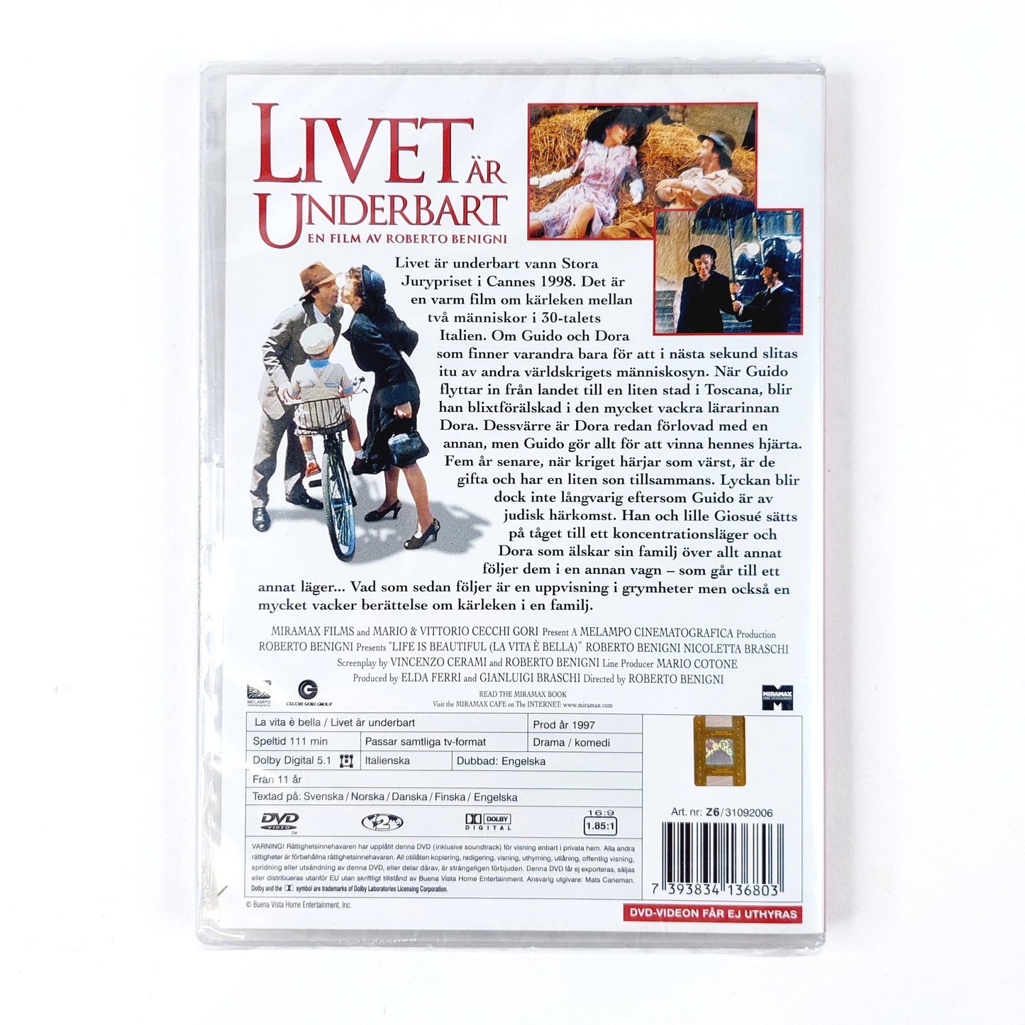 Livet är Underbart DVD