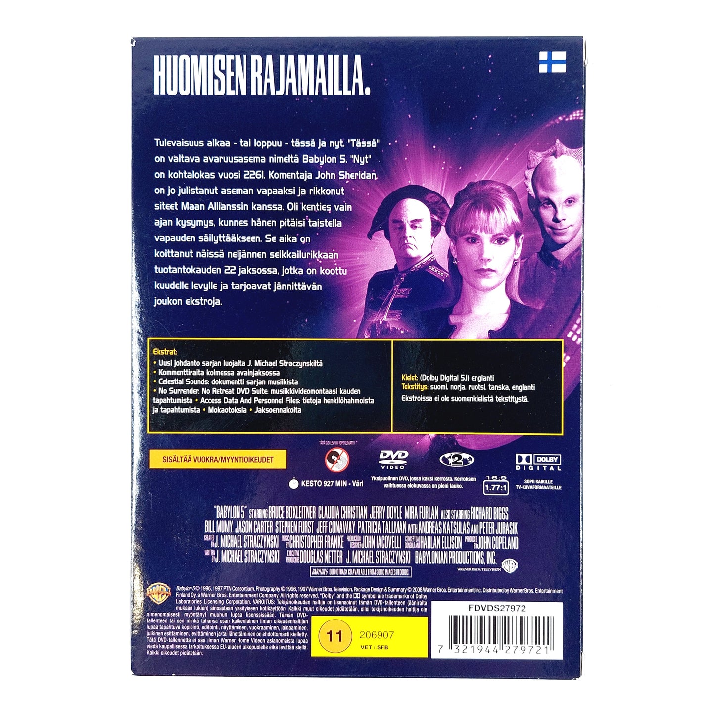 Babylon 5 -Katkeraan loppuun Neljäs tuotantokausi DVD boxi