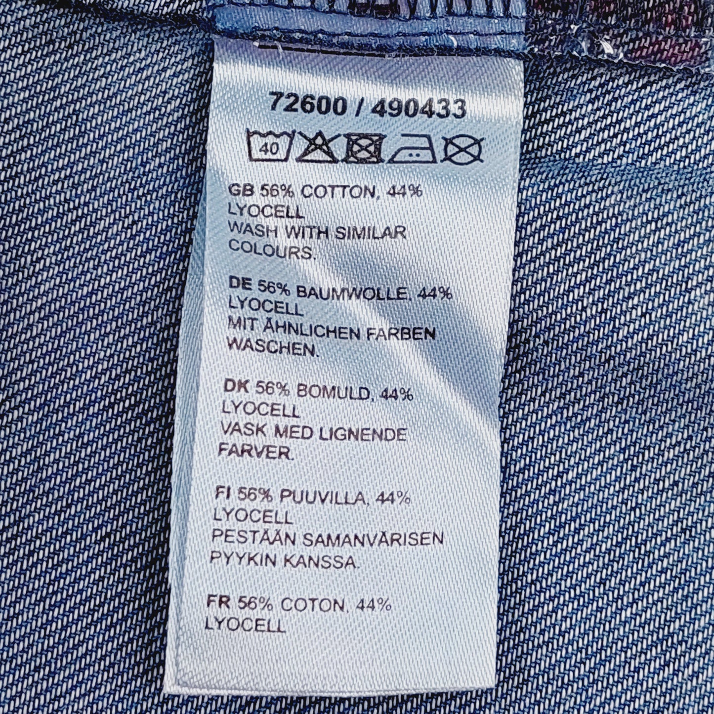 Kappahl denim-paitapusero koko M