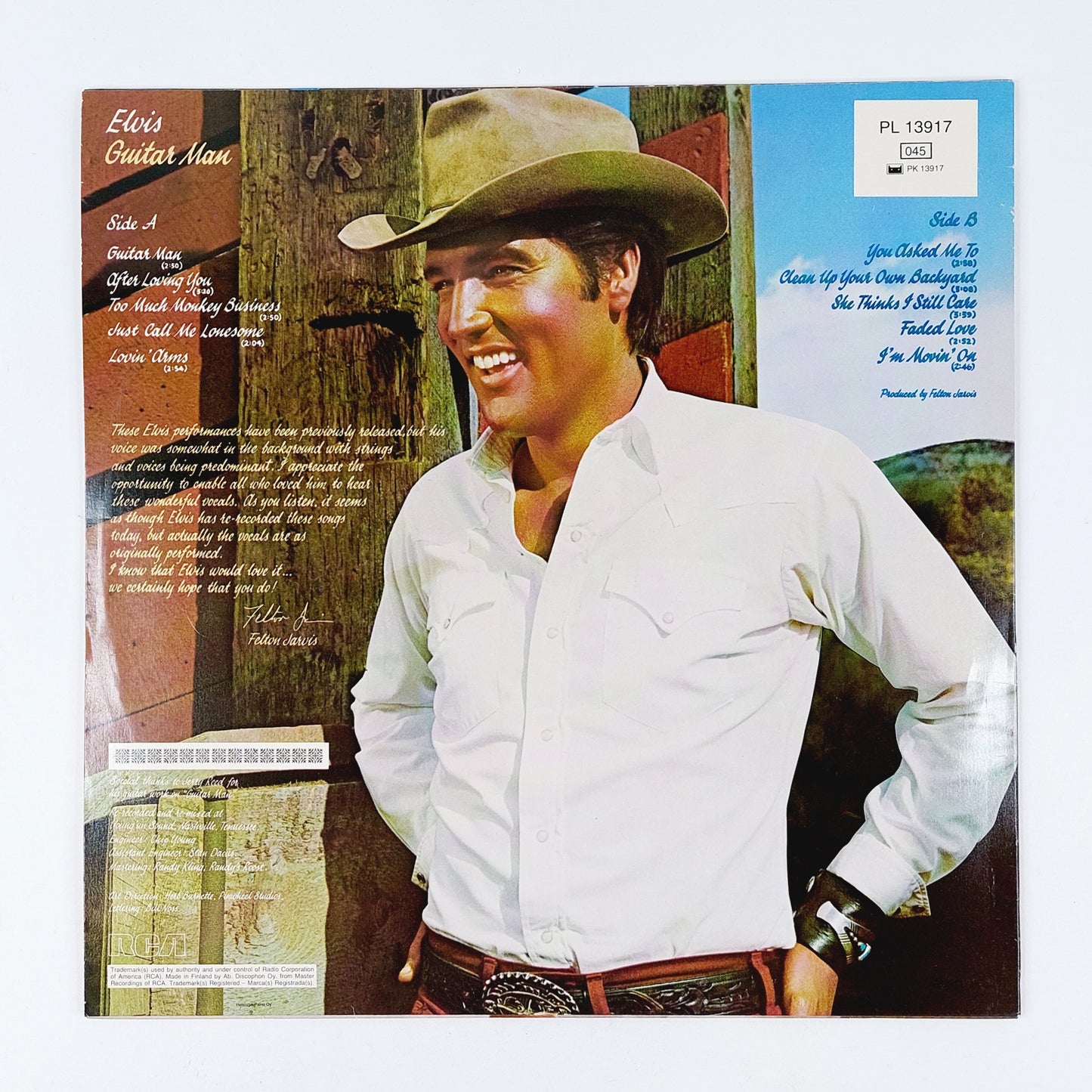 Elvis -Guitar Man LP