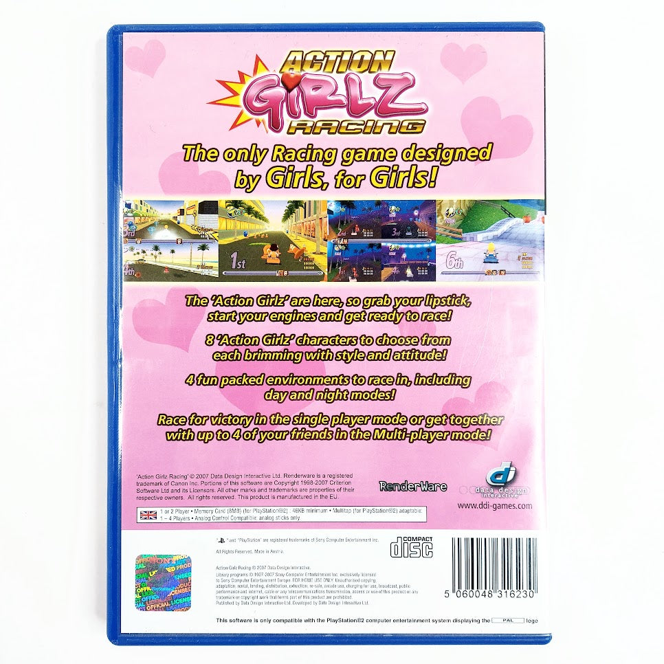 Action Girlz Racing PS2 peli