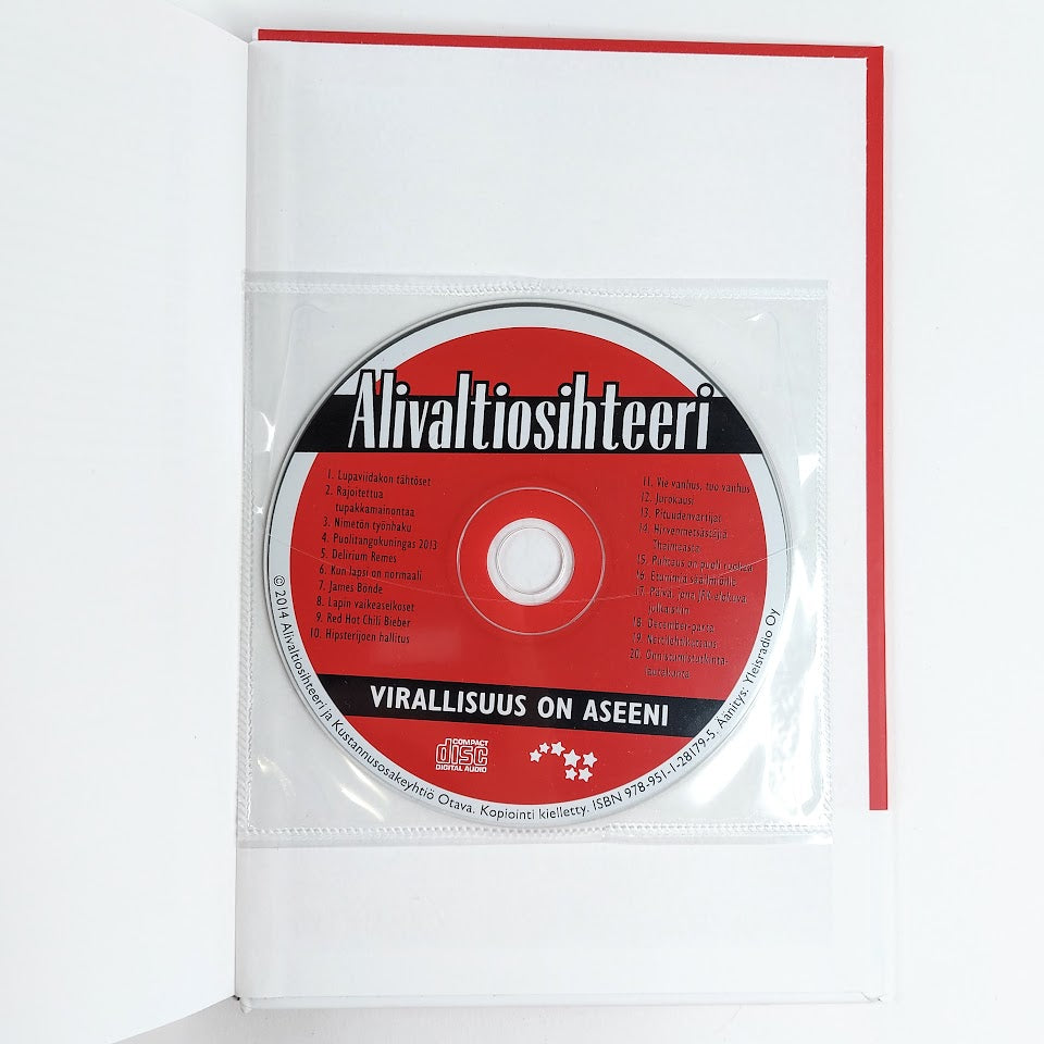 Alivaltiosihteeri: Virallisuus on aseeni + CD