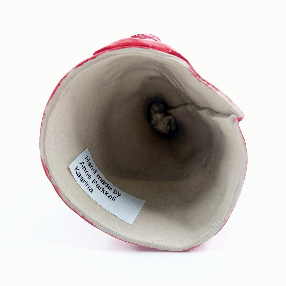 Anne Parkkali keraaminen joulutonttu 14 cm