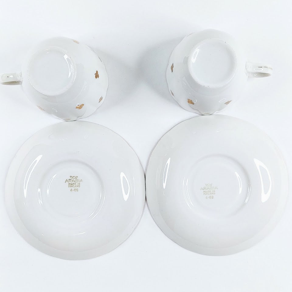 Arabia Hippu kahvikuppisetti 4 osaa