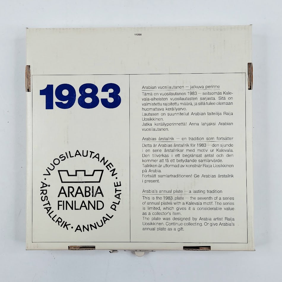 Arabia Kalevala vuosilautanen 1983