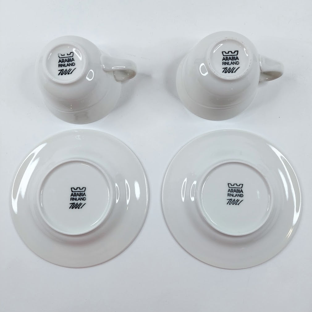 Arabia Tuuli kahvikuppisetti 4 osaa