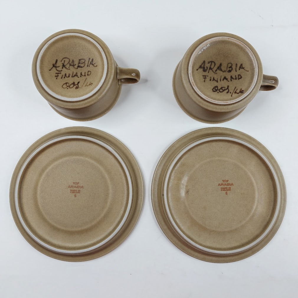 Arabia Tunturi kahvikuppisetti 4 osaa