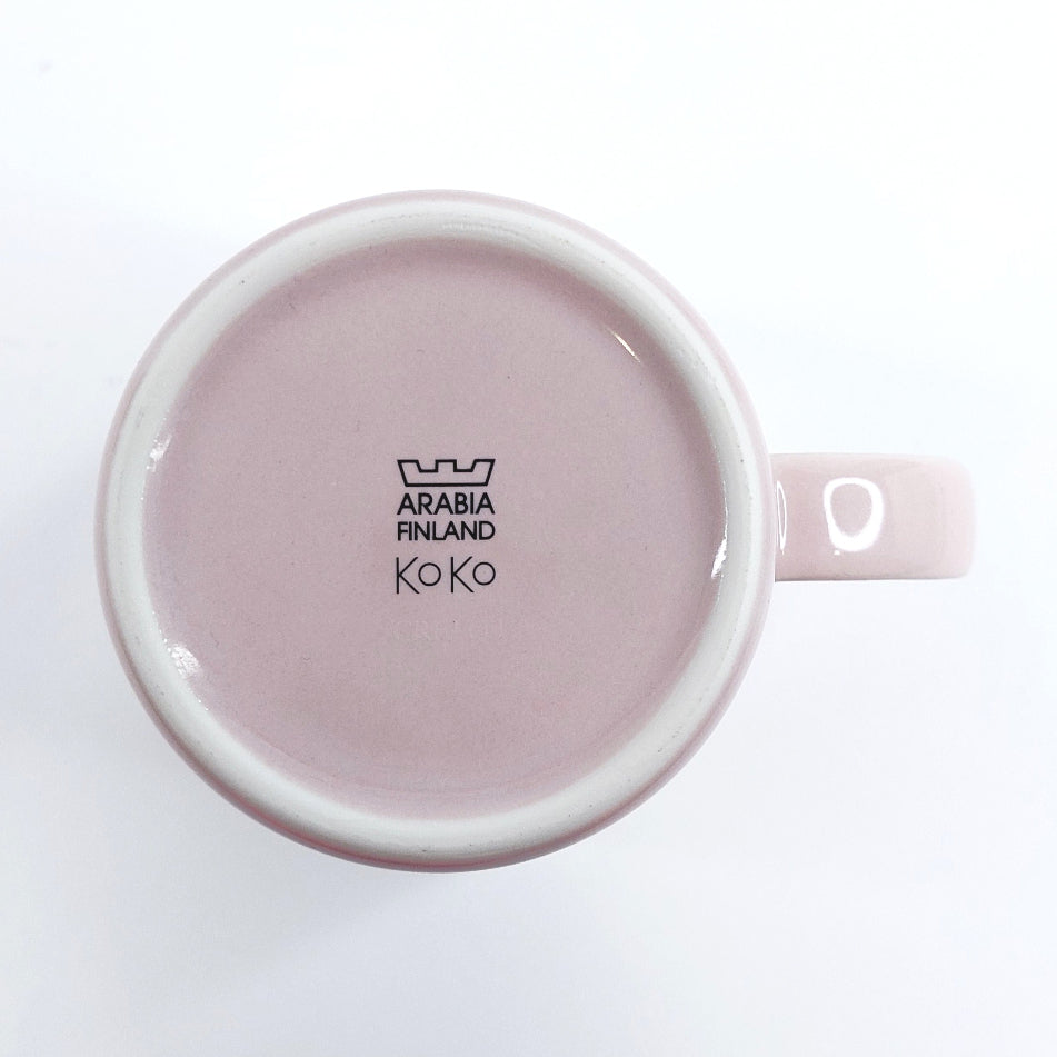 Arabia KoKo kahvimuki vaalea pinkki 5dl