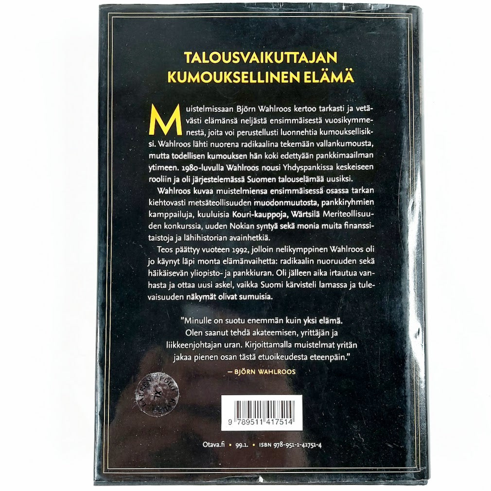 Björn Wahlroos: Barrikadeilta pankkimaailmaan