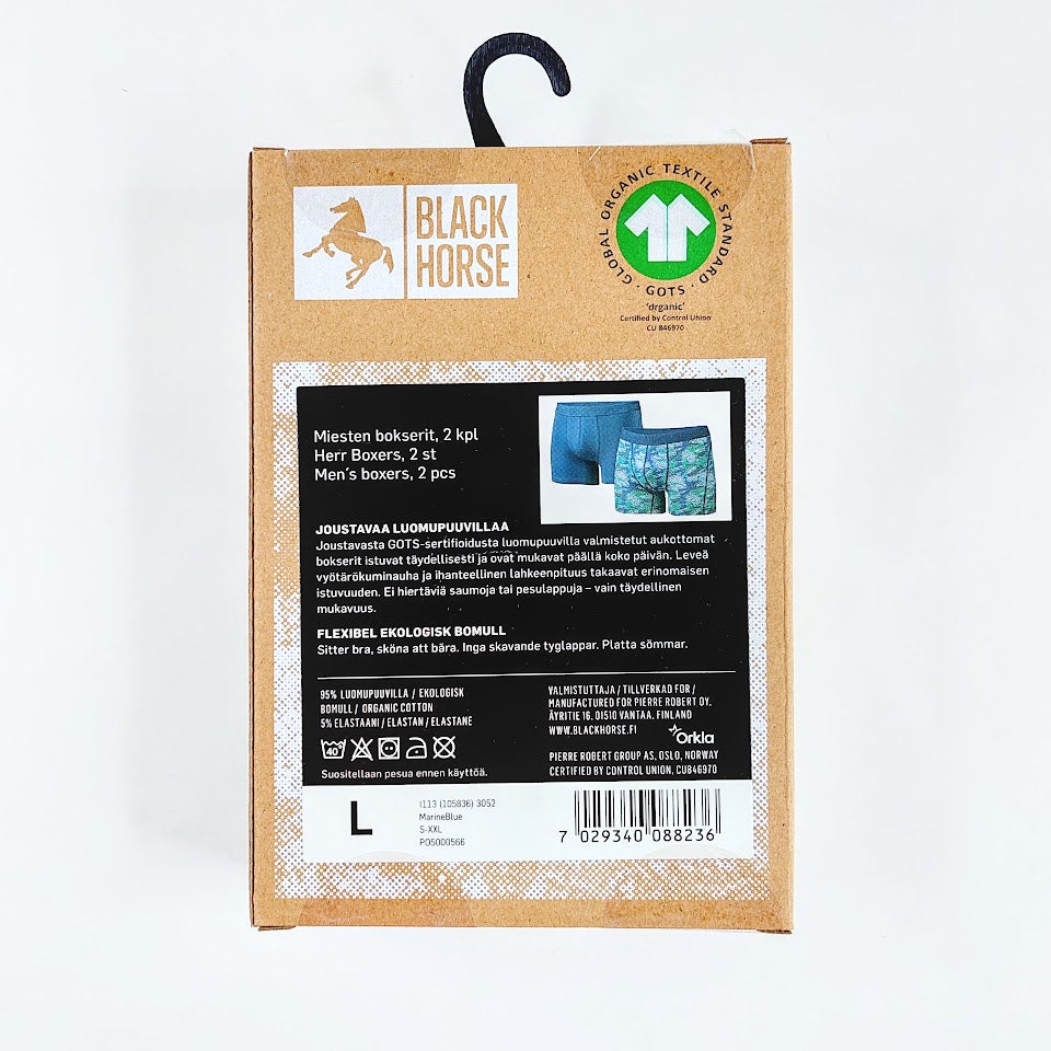 Black Horse bokserit 2-pack koko L
