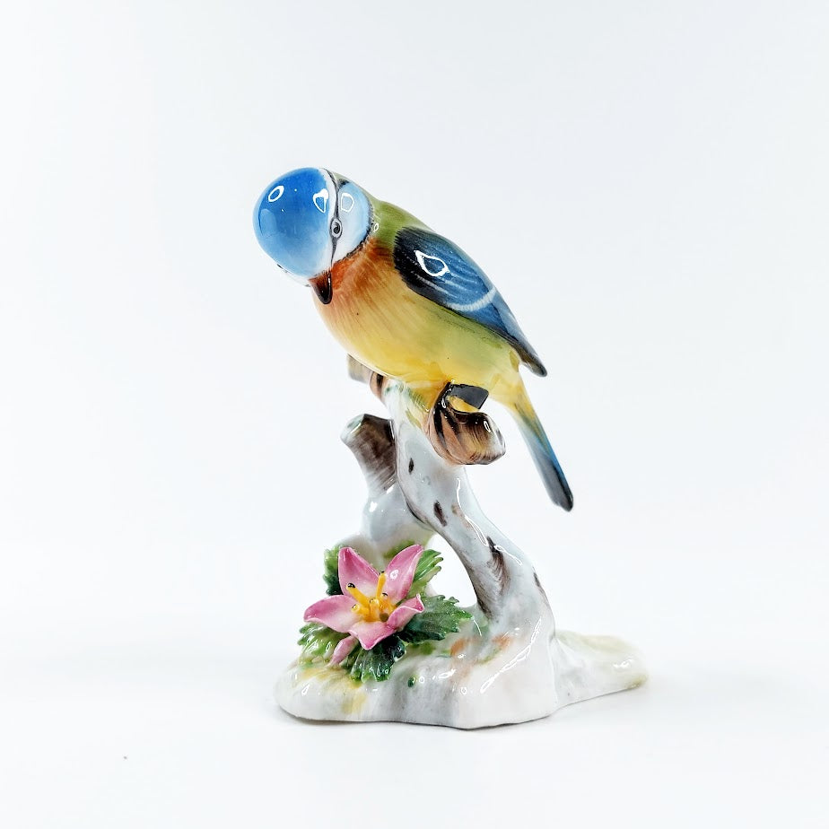 Royal Adderley Blue Tit posliini figuuri