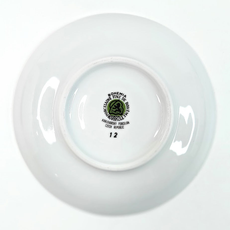 Karlowarsky porcelan - Bohemia kahvikuppisetti 15 osaa