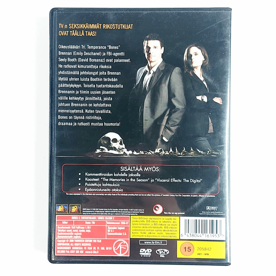 Bones 2. tuotantokausi DVD-boksi