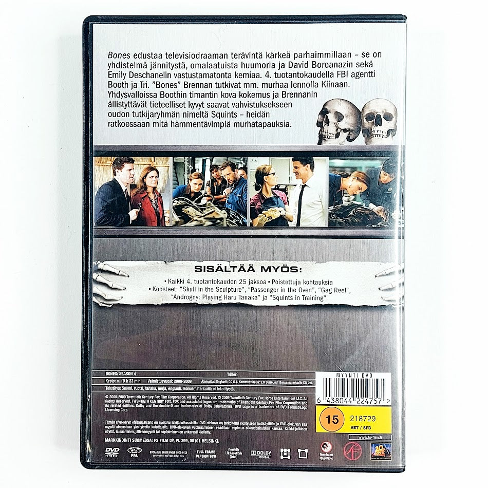 Bones 4. tuotantokausi DVD-boksi