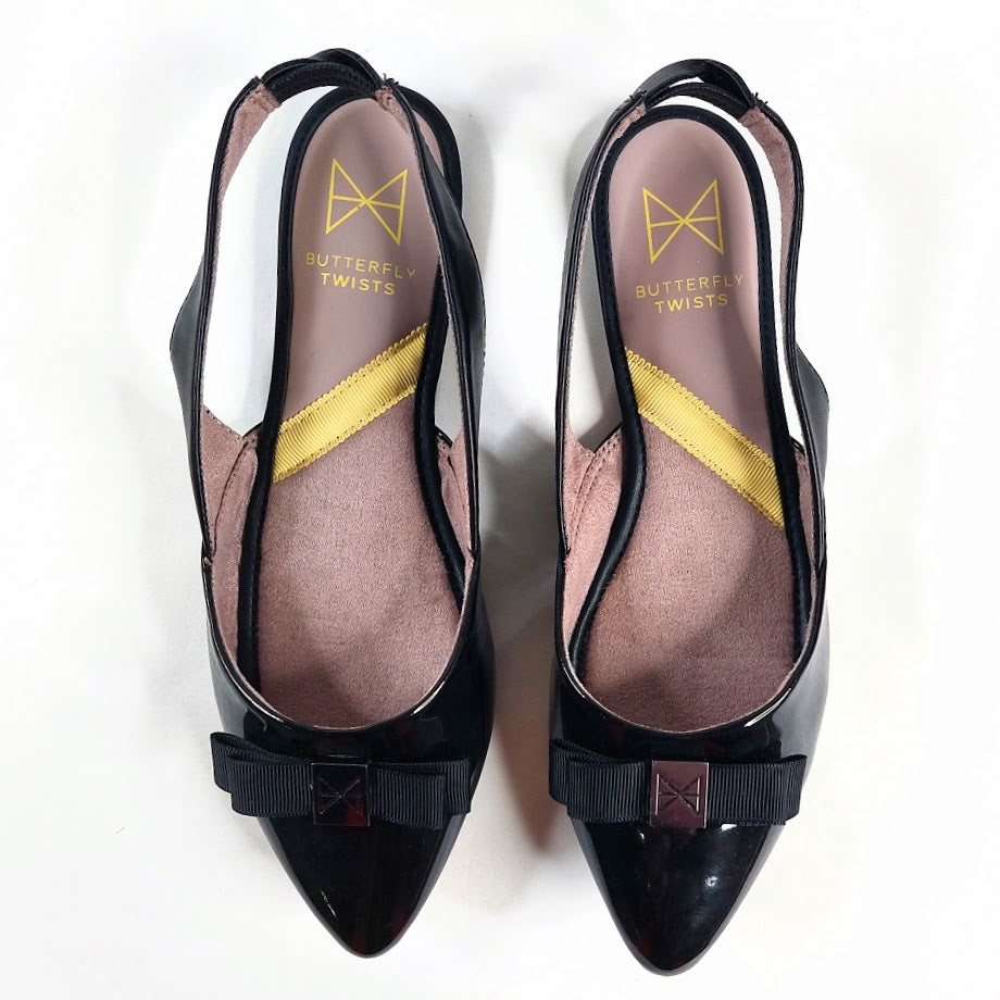Butterfly Twists Maren Black Patent kengät Koko 36