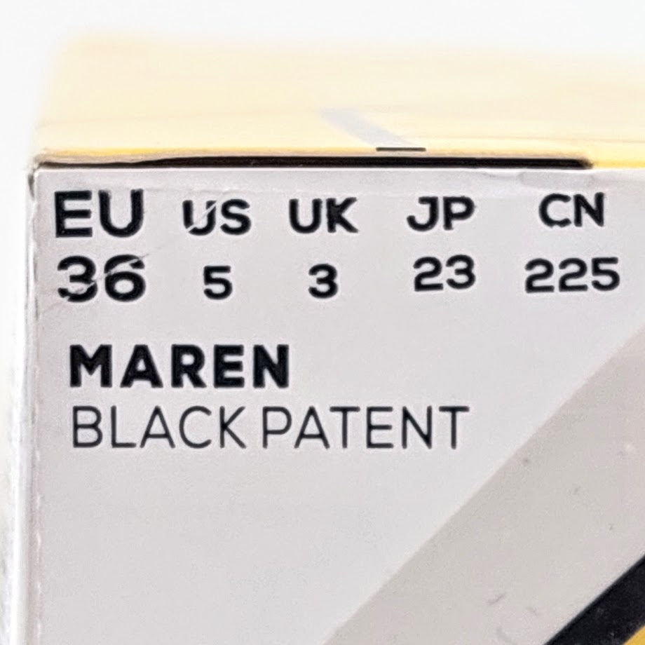 Butterfly Twists Maren Black Patent kengät Koko 36