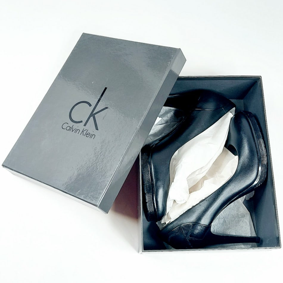 Calvin Klein nahkakorkokengät koko 39