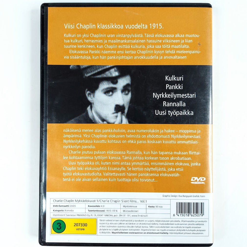 Charlie Chaplin Mykkäelokuvat 1
