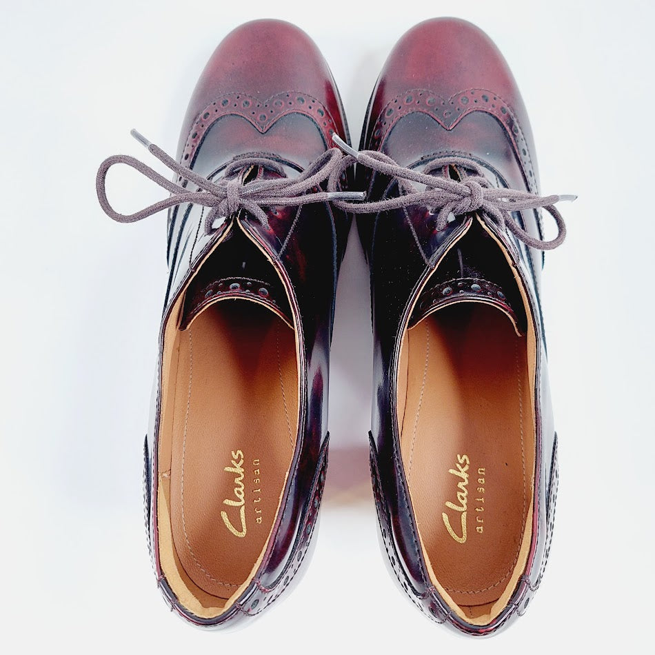 Clarks Artisan Ciera Pier nahkaiset korkokengät koko 38