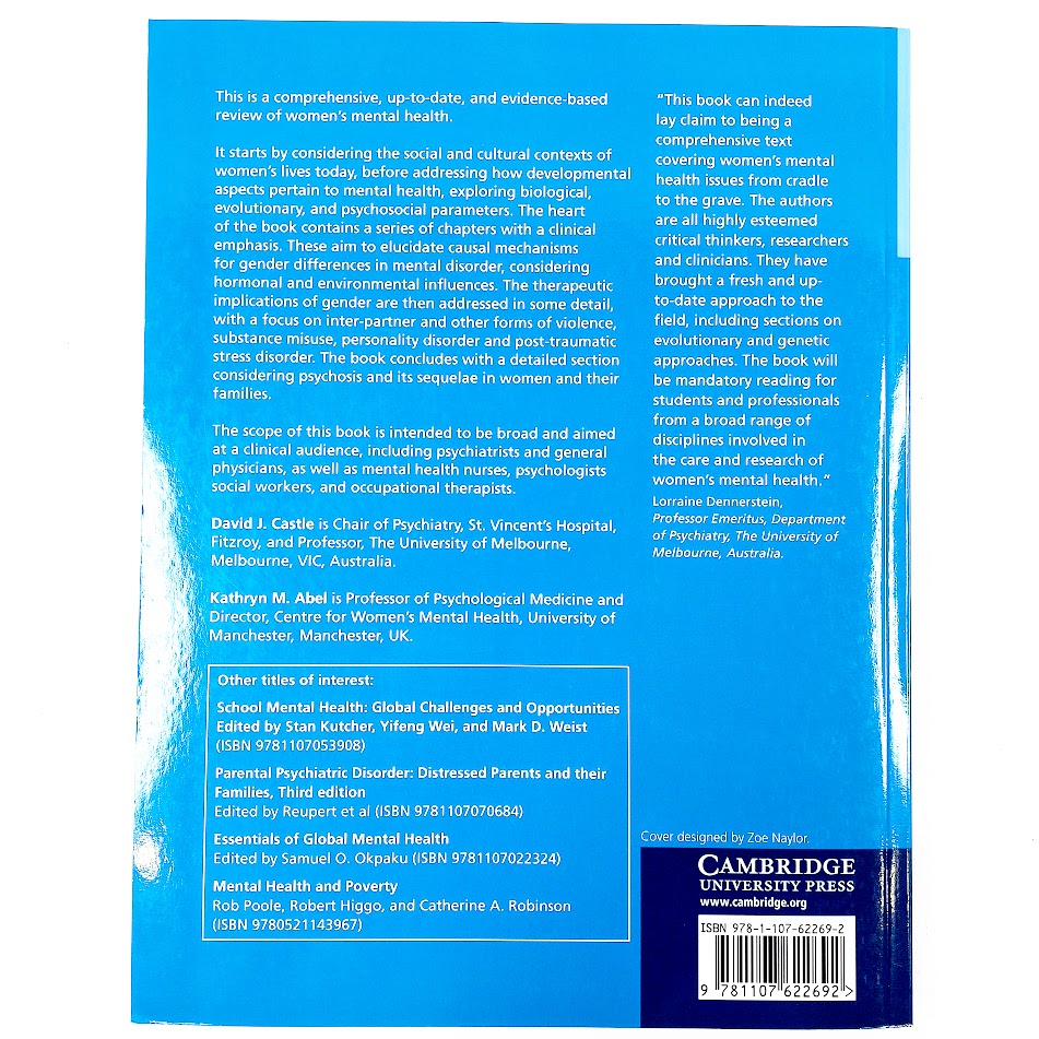 David J. Castle, Kathryn M. Abel: Coprehensive Women's Mental Health