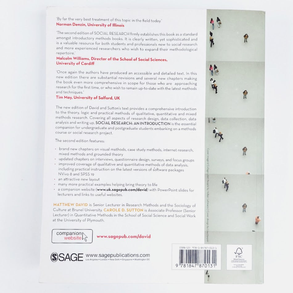 Matthew David, Carole D Sutton: Social Research - An Introduction