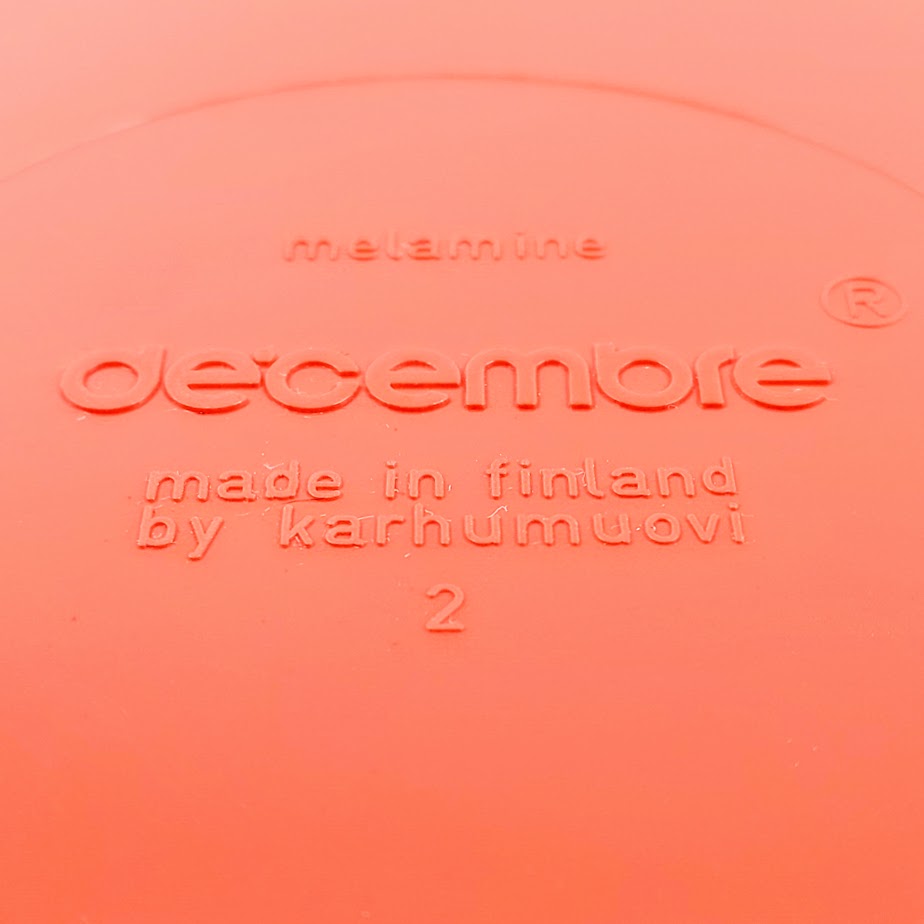 Décembre melamine astia 2 kpl