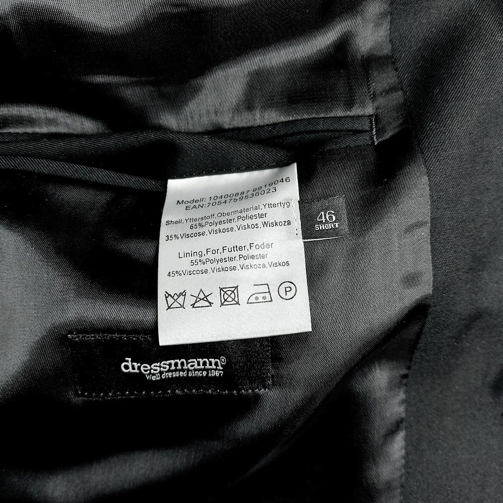 Dressmann puvuntakki ja liivi koko 46/S