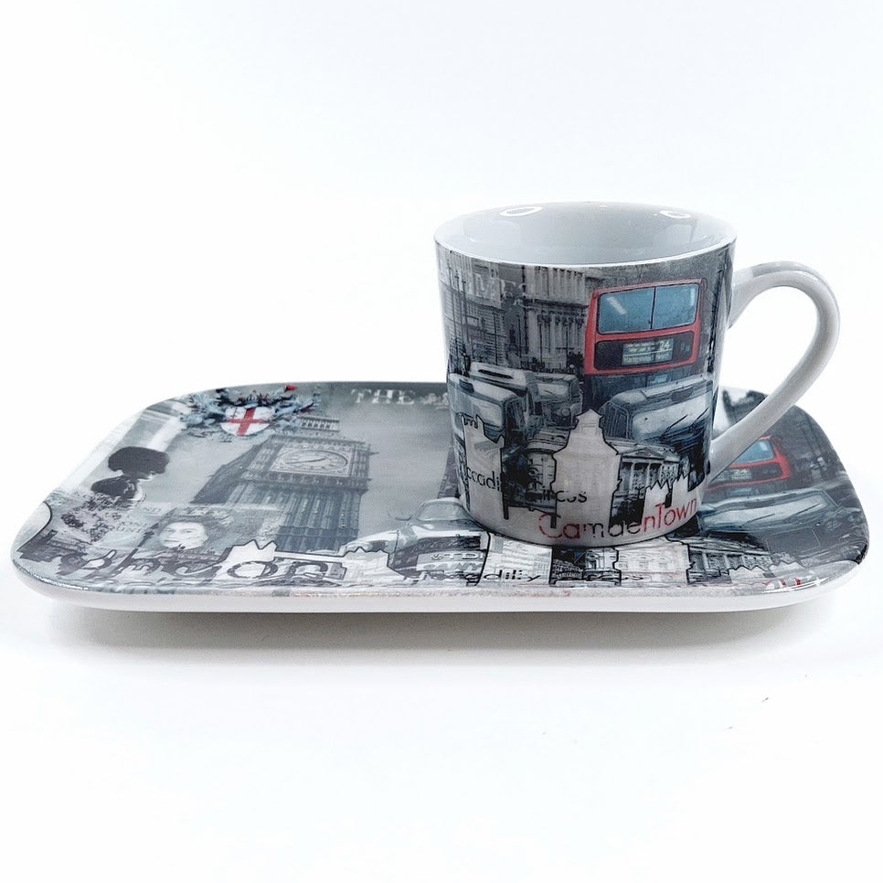 Easy Life London espressokuppisetti 4 osaa