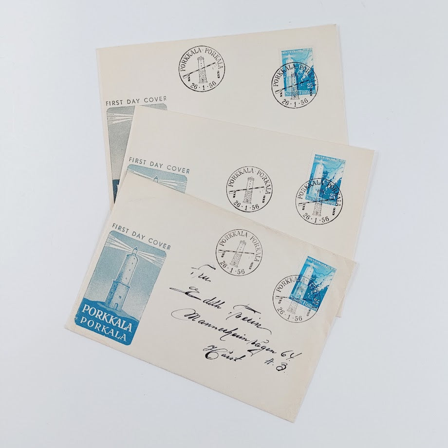 Ensipäiväkuoret 1955-1956 7kpl