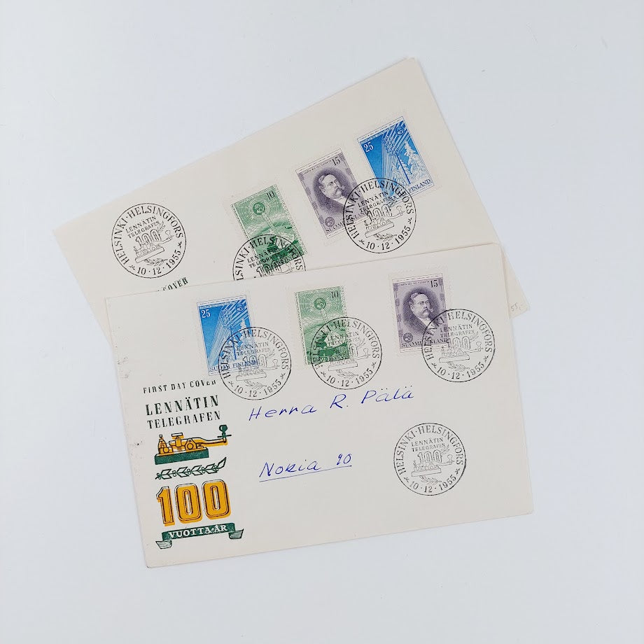 Ensipäiväkuoret 1955-1956 7kpl