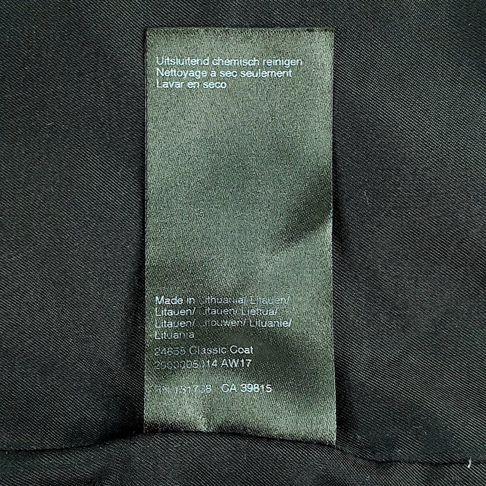 Filippa K Classic villakangastakki koko S