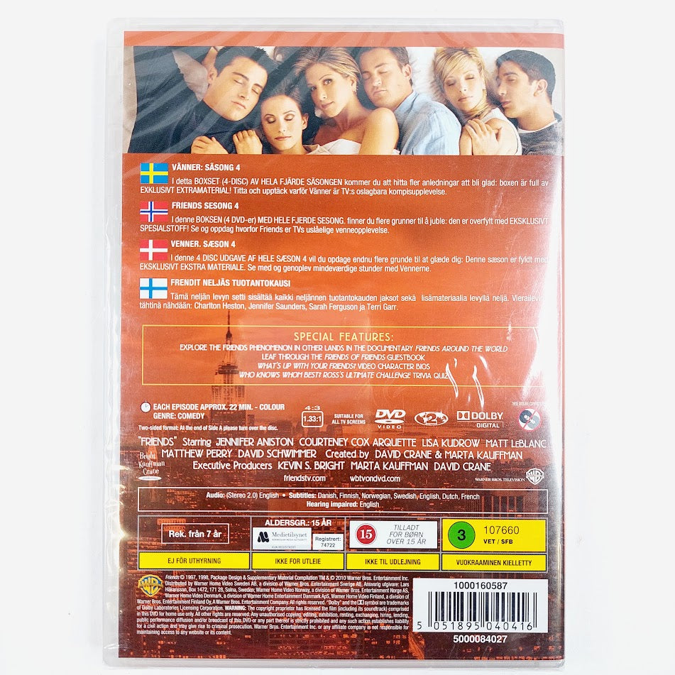 Frendit Neljäs tuotantokausi 4DVD