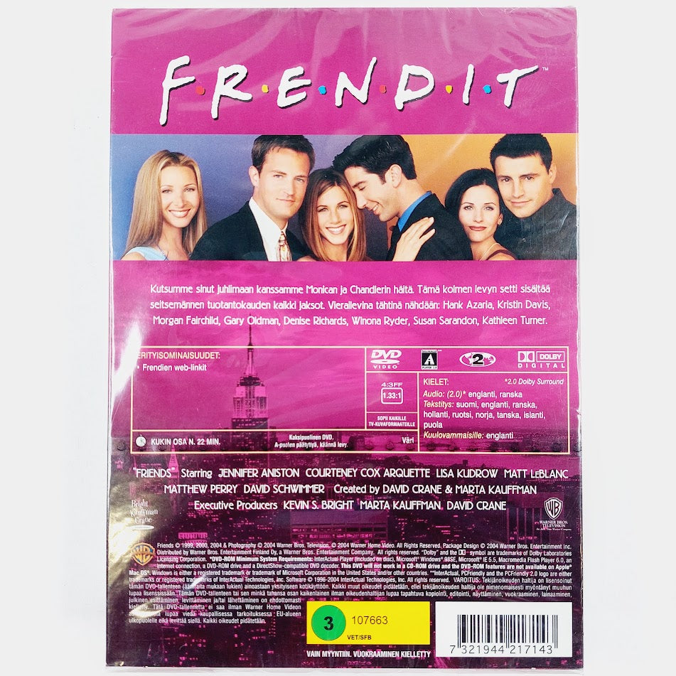 Frendit Seitsemäs tuotantokausi 3DVD