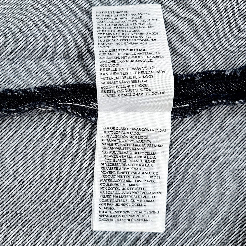 H&M Denim farkkupaitatakki koko XL