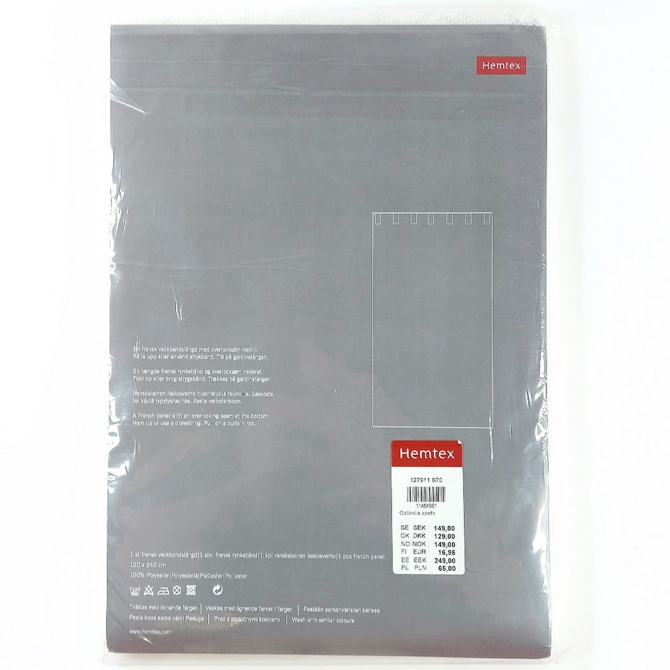 Hemtex ranskalainen laskosverho 120x240 cm