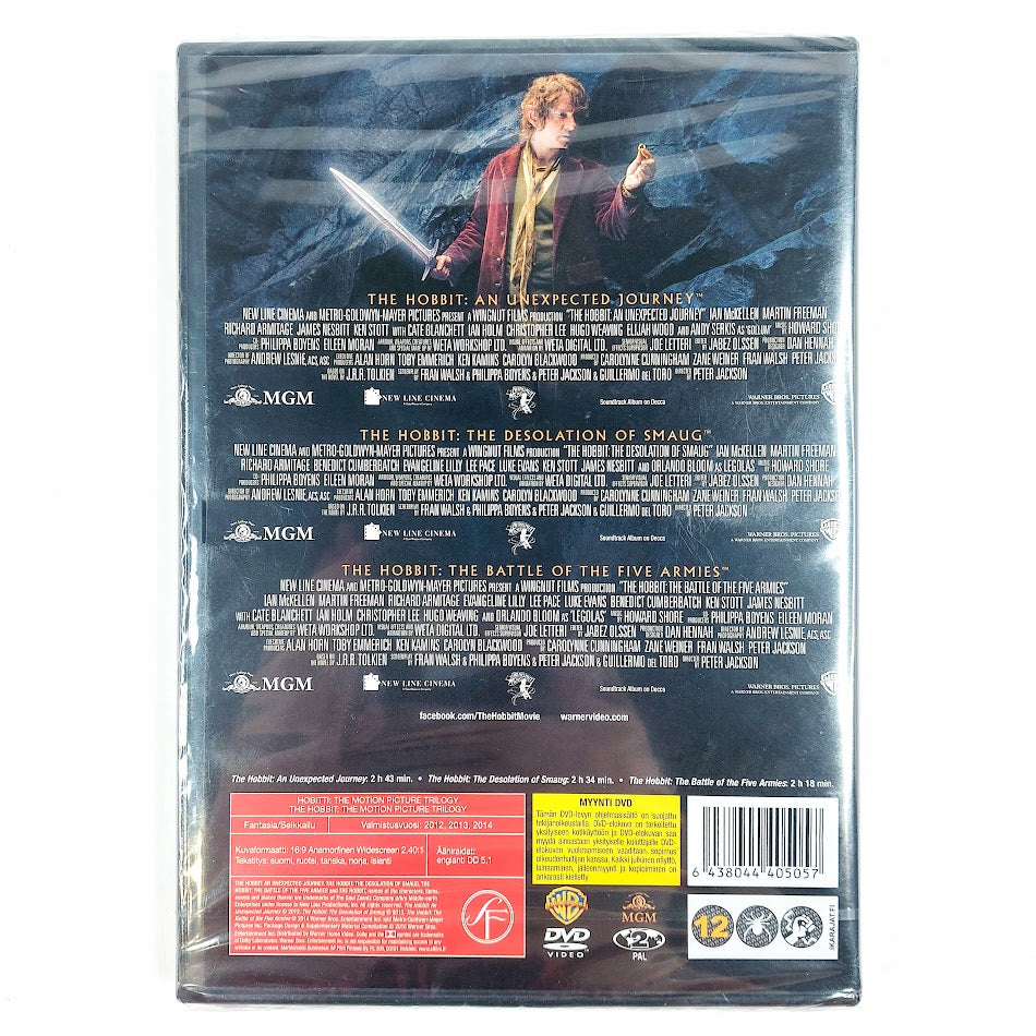 Hobitti: The Motion Picture Trilogy DVD