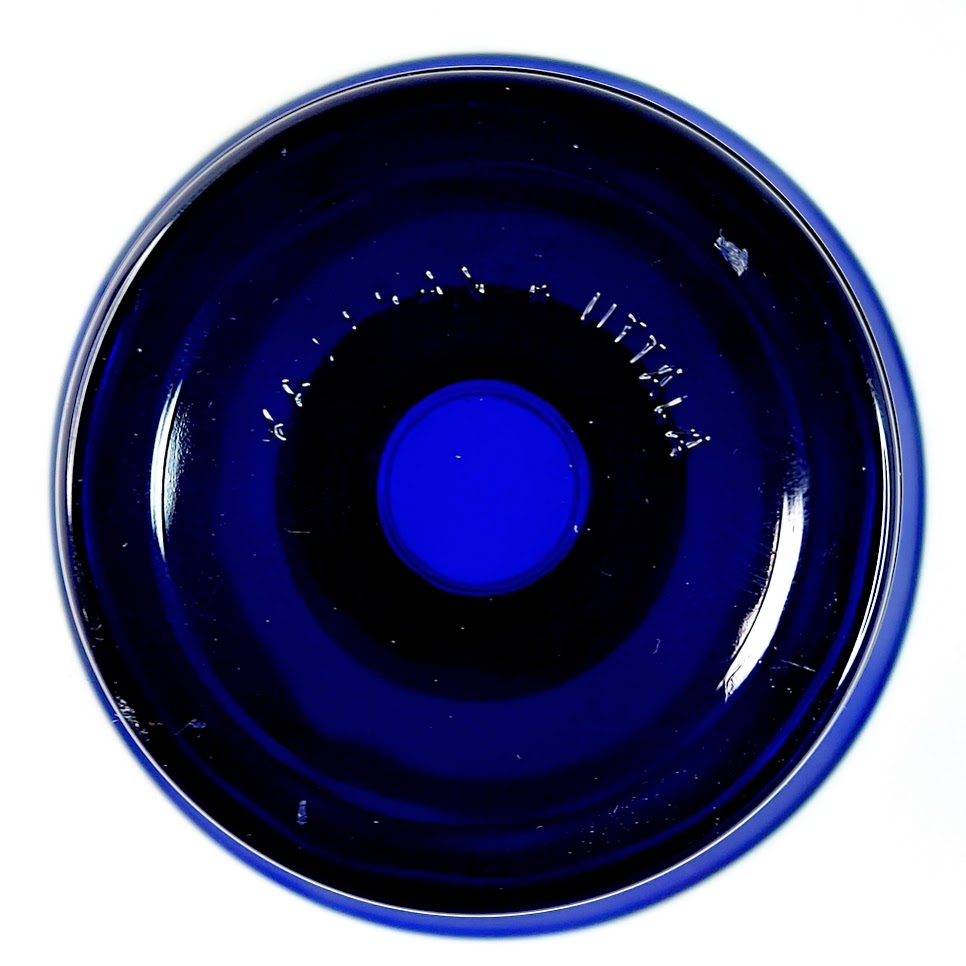 Iittala Kartio kynttilänjalka koboltinsininen