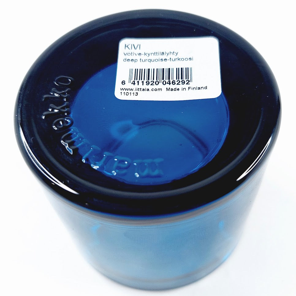 Iittala Marimekko Kivi tuikkulyhty turkoosi