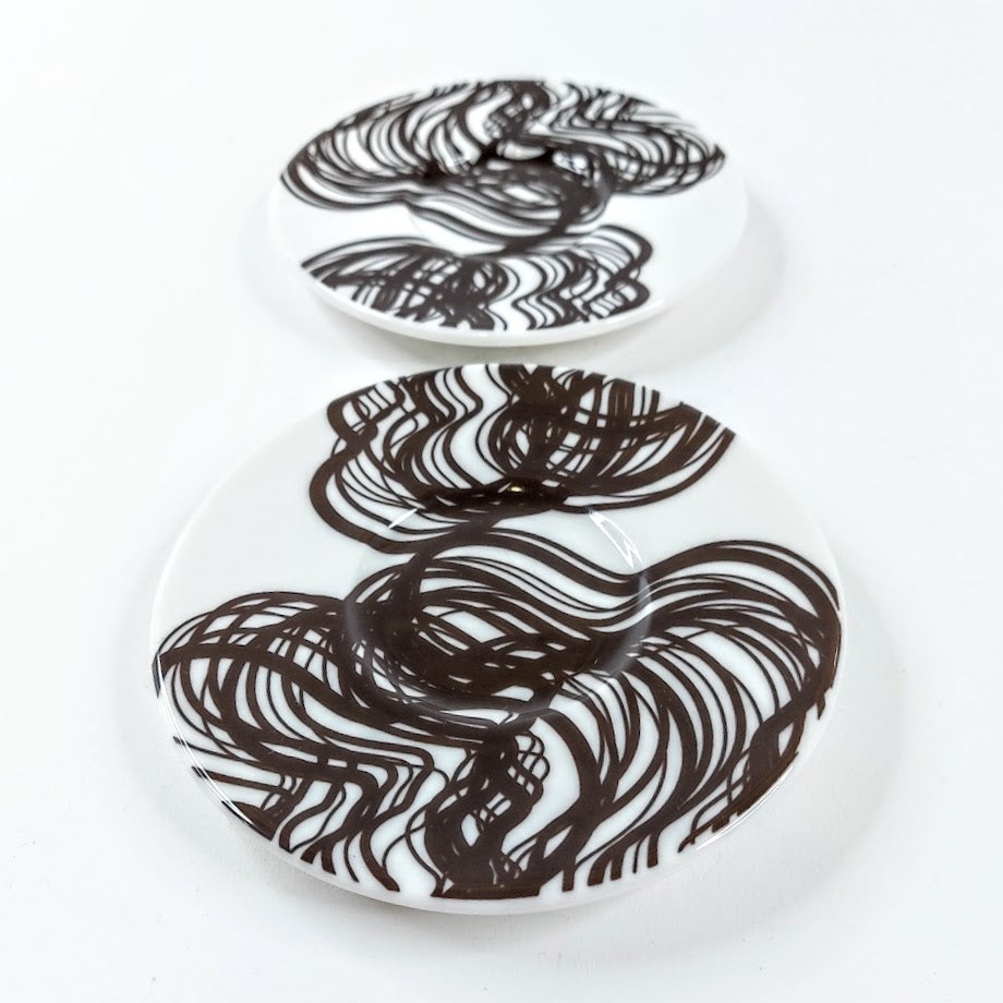 Iittala Aika graphics aluslautanen espressokupille 2 kpl