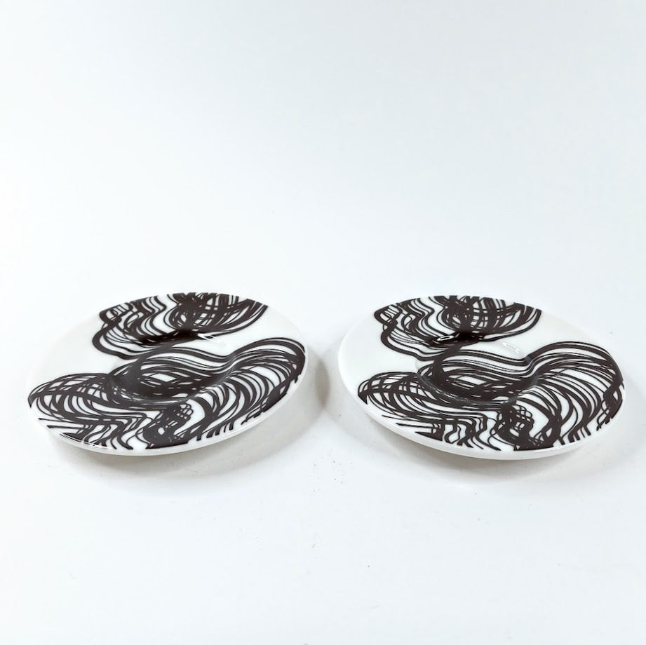 Iittala Aika graphics aluslautanen espressokupille 2 kpl