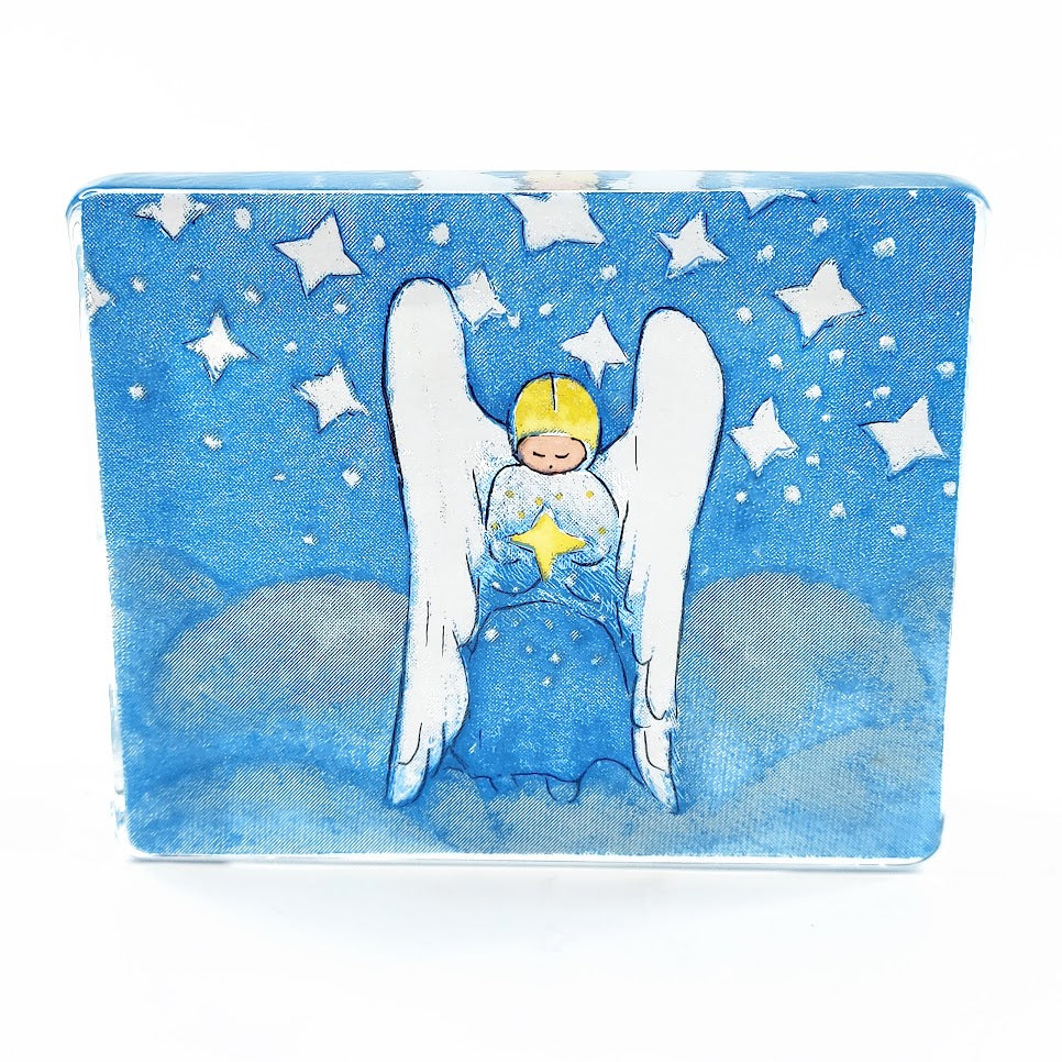 Iittala lasikortti Ajatuksissa Enkelin