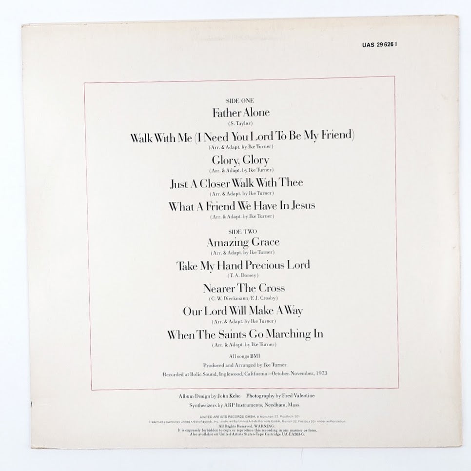 Ike & Tina Turner: The Gospel According To Ike And Tina LP