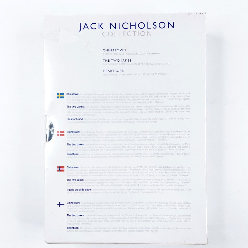 Jack Nicholson Collection 3DVD box